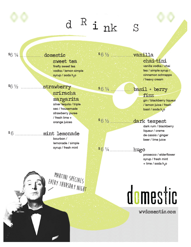 drink menu