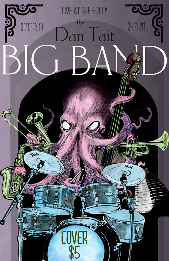 A poster made for a friends concert